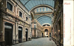 Galleria Principe di Napoli Naples, Italy Postcard Postcard