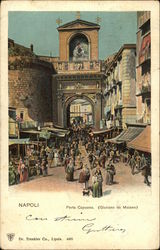 Porta Capuana Naples, Italy Postcard Postcard