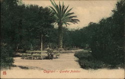 Giardini Pubblici Cagliari, Italy Postcard Postcard