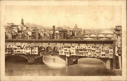 The Ponti Vecchio in Florence, Italy Postcard Postcard