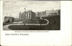 Hotel Wilhelma Wiesbaden Germany Postcard Postcard