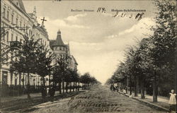 Berliner Strasse - Hohenschönhausen Postcard