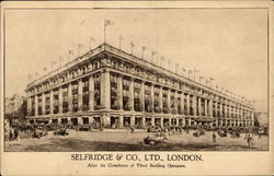 Selfridge & Co., Ltd. London, England Postcard Postcard