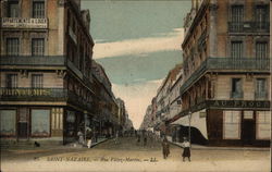 Rue Villez-Martin Postcard