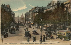 La Rue Royale prise vers la Place de la Concorde Paris, France Postcard Postcard