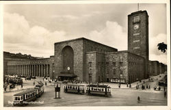 Main Railway Station Stuttgart, Germany Postcard Postcard