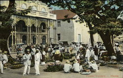 View of Flower Sellers Manila, Philippines Southeast Asia Postcard Postcard