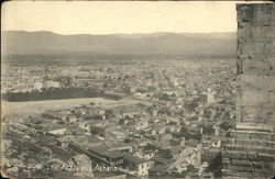 View from The Acropolis Athens, Greece Greece, Turkey, Balkan States Postcard Postcard