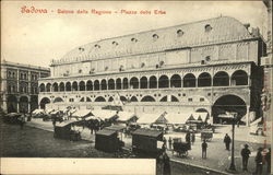 Salone della Ragione - Piazza delle Erbe Padova, Italy Postcard Postcard