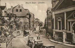 Church Street Gibraltar, Gibraltar Spain Postcard Postcard Postcard