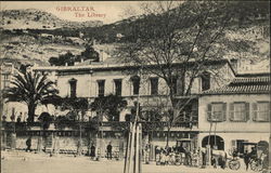 The Library Gibraltar, Gibraltar Spain Postcard Postcard Postcard