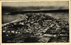 Aerial View of Durban South Africa Postcard Postcard