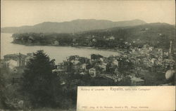 View of Town from Villa Cavagnari Postcard