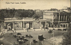 Hyde Park Corner London, England Postcard Postcard