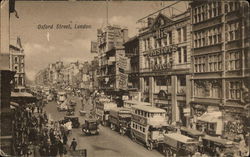 Oxford Street London, England Postcard Postcard