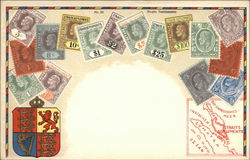 Straits Settlements Stamps Postcard