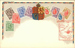 Stamps from the Orange River Colony Postcard