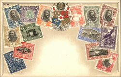 Tonga Stamps Postcard