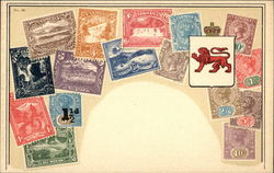 Tasmanian Stamps Postcard