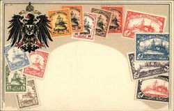 German South-West Africa Stamps Postcard