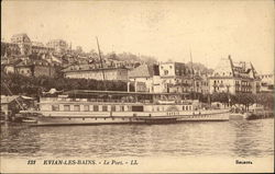 Evian-Les-Bains - Le Port. - LL Postcard