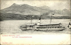 Steamer "Uri", Lake Lucerne Switzerland Postcard Postcard