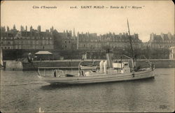 Cote d'Emeraude 2016 SAINT-MALO - Entree de l' "Alcyon" Saint Malo, France Postcard Postcard