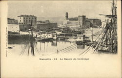 Le Bassin du Cavenage Marseille, France Postcard Postcard