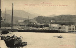 View of Harbor Port-Vendres, France Postcard Postcard