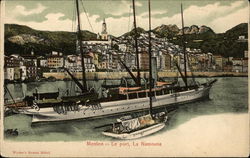 Le Port, La Namouna Menton, France Postcard Postcard