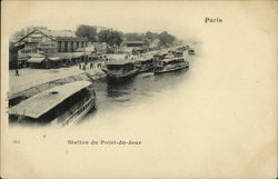 Station du Point-du-Jour Postcard