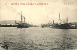 Steamer Basin in Harbour Postcard