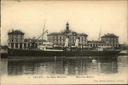 La Gare Maritime Calais, France Postcard Postcard