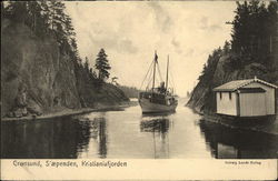 Gronsund, S'aependen, Kristianiafjorden Denmark Postcard Postcard