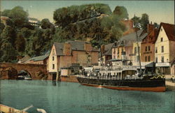 The Rance and St-Malo Boat Postcard