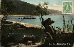 Looking over Day's Bay Wellington, New Zealand Postcard Postcard Postcard