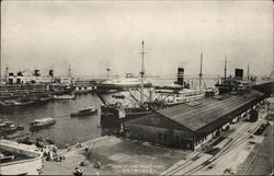 Pier of Kobe Great Port Japan Postcard Postcard