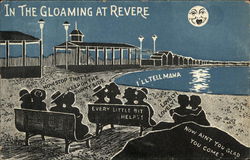 In the Gloaming at Revere Massachusetts Postcard Postcard Postcard