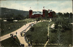 Scene on the Campus Postcard