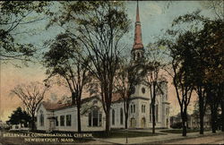 Belleville Congregational Church Postcard