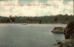 Mountain View House and Cottages, Red Rock Alton Bay, NH Postcard Postcard Postcard