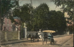 Belleview Avenue and Berwind Gate Newport, RI Postcard Postcard Postcard