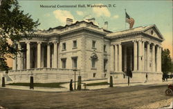 Memorial Continental Hall Washington, DC Washington DC Postcard Postcard Postcard