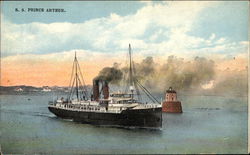 S.S. Prince Arthur Steamers Postcard Postcard Postcard