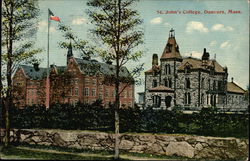 St. John's College Danvers, MA Postcard Postcard Postcard