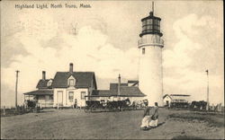 Highland Light North Truro, MA Postcard Postcard Postcard