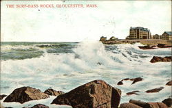 The Surf-Bass Rocks Postcard