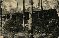 Log Cabin, Pine Banks Park Postcard