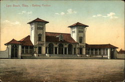 View of Bathing Pavilion, Lynn Beach Postcard