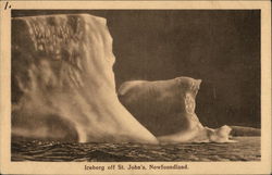 Iceberg off St, John's, Newfoundland Postcard